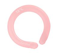 Ciieeo Almohada Refrescante para Cuello Frío, Collarín de Hielo Portátil Color Rosa, Suministro de Refrigeración Física 18 ℃, Ligera y Cómoda para Deporte al Aire Libre y Prevención
