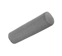 Ciieeo Almohada Reposapiés Cilíndrica 15x40cm De Algodón y Lino Para Camilla De Masaje, Cojín De Masaje Versátil Para Belleza y Relax Spa y Salón, Color Gris Humo