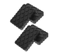 Ciieeo Almohadilla de Soporte de Caucho Negro Absorción de Impactos y Estabilización para 4 Piezas para Gato de Coche Adecuado para Operaciones de Elevación y Reparación Automotriz