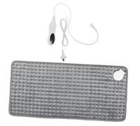 Ciieeo Almohadilla Térmica Eléctrica para Aliviar el Lumbar Temperatura Ajustable y 10 Niveles, Manta Calefactora de Poliéster Adecuado para Invierno y Dormitorio