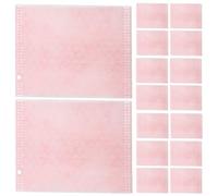 Ciieeo Almohadillas Desmaquillantes de Ojos 30 Unidades, Discos Cosméticos de Algodón Textura Perlada Rosa, Toallitas Faciales Portátiles para Limpieza Facial y Viaje