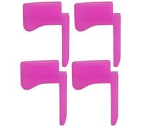 Ciieeo Almohadillas para Reposa Dedos y Pulgar de Clarinete, 4 Piezas de Silicona Rosa, Soporte Cómodo y Portátil para Clarinetistas en Práctica o Ejecución