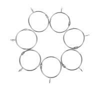Ciieeo Anillos De Acero Inoxidable para Cortinas 20 Unids Anillos para Ojales De Cortina De Ducha Alta Capacidad De Carga