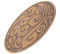 Ciieeo Aplique Decorativo para Muebles Tallado Estilo Chino 11 Cm Latón Color Bronce Vintage Decoración para Armarios DIY Calcomanía para Gabinetes