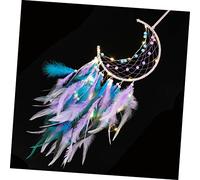 Ciieeo Atrapa Sueños De Luna Con Luz Decoración Colgante Para Habitaciones De Niñas Adorno Bohemio Para Dormitorios y Espacios Aesthetic