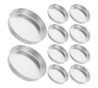 Ciieeo Bandeja de Pesaje de Aluminio 20 Piezas 150 Ml Fondo Plano para Laboratorio, Cuencos para Pesar Alimentos y Polvos, Plato Medidor Portátil para Análisis Químico y Muestreo de