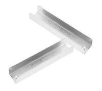 Ciieeo Barandilla De Seguridad u para Puertas De Escaleras Piezas De Puerta Montaje En Hardware Protector De Zócalo 2pcs