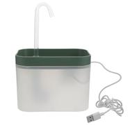 Ciieeo Bebedero Automático para Gatos y Perros 15 L Fuente de Agua Cristal Curva Dispensador Silencioso USB para Mascotas Pequeñas Estación de Hidratación Doméstica y Circulación