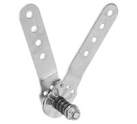 Ciieeo Bisagra de Sofá de Resorte de Dos Secciones Plata Bisagra Plegable para Muebles Autoblocante para Reposacabezas Herrajes para Sofás Cama Uso en Muebles y Bricolaje