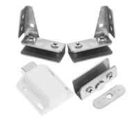 Ciieeo Bisagra Oculta para Puertas de Gabinete de Vidrio sin Marco, Bisagra Metálica Ct Ajustable para Armarios, Juego de Pivotes Superior E Inferior para Cocina y Vino, Repuesto