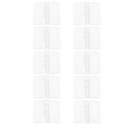 Ciieeo Bisagras Acrílicas Transparentes Plegables para Manualidades, 10 Piezas (30x33 Mm), Bisagra Pequeña Reforzada para Cajas y Gabinetes, Accesorio Resistente para Joyeros y Bricolaje