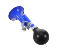 Ciieeo Bocina Bicicleta Infantil Bocina de Aire para Bicicleta y Patinete, Forma de Caracol, Metal, Azul, Sonido Fuerte y Claro, Resistente al Clima, Bebés, Paseos al Parque y Salidas