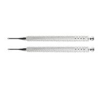 Ciieeo Bolígrafo de Acupresión Punto Auricular 2 Piezas, Sonda de Presión Ligera y Compacta, Herramienta de Masaje para Reflexología Auricular en Casa