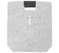 Ciieeo Bolsa Biblia Cristiana de Fieltro White para Mujeres Gran Capacidad, Diseño Único Patrón Cruzado, Resistente y Fácil de Llevar para Escuela y Negocio