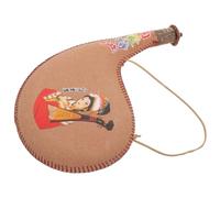 Ciieeo Bolsa de Bota para Vino y Leche Materna de Cuero Tapa Sellada Compacta para Uso Familiar y Exterior Estilo Elegante y Chic Color Aleatorio