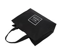 Ciieeo Bolsa de Lona Plegable Y Liviana Bolsa para El Almuerzo Correa Contenedor de Compras Versátil para Mujeres Y Hombres