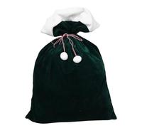 Ciieeo Bolsa de Obsequio de Papá Noel Cordón Reutilizable de Bolsa Grande para Regalos Navideños para Guardar Cosas Navideñas