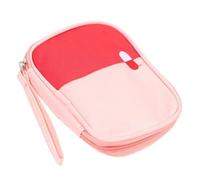 Ciieeo Bolsa de Primeros Auxilios Portátil Pequeña Color Rosa, Bolsa de Medicina para Exteriores y Senderismo, Organizador Compacto para Viaje y Uso Doméstico, 1 Pieza