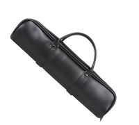 Ciieeo Bolsa de Transporte para Flauta de 16 Orificios, Funda Negra de Piel Sintética Resistente, Contenedor Portátil y Práctica Bolsa de Almacenamiento para Flautas, Adecuado