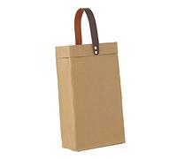 Ciieeo Bolsa De Vino De Estilo Vintage Reutilizable para Envolver Botellas De Papel Kraft para Vino Tinto Portátil Y Decorativa.