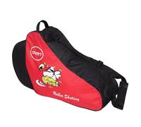 Ciieeo Bolsa para Patines Línea Infantil Roja con Diseño de Dibujos, Material Resistente, Tamaño Mediano, Mochila Unisex para Almacenamiento y Transporte de Patines y Accesorios de Skate