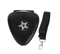 Ciieeo Bolsa para Púas de Guitarra de Cuero Duradero, Organizador Compacto para 24 Púas, Portapúas Portátil Adecuado para Accesorios de Instrumentos Musicales