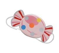 Ciieeo Bolso Bandolera para Niños Forma de Golosina, Capacidad Moderada, Material PU y Metal, Diseño Agradable y Cómodo para Uso Diario Color Aleatorio