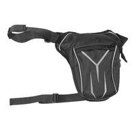 Ciieeo Bolso de Cintura Ajustable de Tela Oxford Negro para Hombre y Mujer, Diseño Dual para Motocicleta y Senderismo, Riñonera Funcional y Estilizada para Actividades al Aire Libre