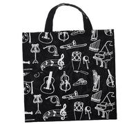 Ciieeo Bolso de Tela Reutilizable con Asas para La Música Bolso de Hombro de Moda para Mujer para Ocasiones Especiales