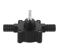 Ciieeo Bomba de Agua para Taladro Eléctrica Autocebante de Plástico Negro, Alta Eficiencia y Diseño Compacto para Transferencia Rápida de Fluidos Hogar
