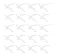 Ciieeo Boquilla Dispensadora de Sellador de Espuma 1 MM Tubo Conector Plástico 20 Piezas Manguera de Repuesto para Pistola de Espuma Expansiva Aplicador Preciso para Relleno de Huecos