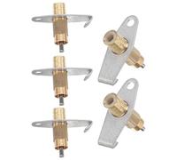 Ciieeo Boquillas para Bebederos de Conejos Automáticas de Cobre, 5 Piezas, Accesorios Agrícolas Antigoteo, Herramienta para Beber Ahorro de Agua en Granjas y Criaderos