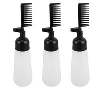 Ciieeo Botella Aplicadora para Teñir el Cabello, Aplicador de Peine para Zona Capilar, Plástico, Diseño Ergonómico, Agarre Cómodo, para Operaciones de Cuidado Capilar y Teñido