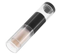 Ciieeo Brocha para Polvos de Maquillaje Recargable, Pincel Compacto Fibras Sintéticas Color Beige, Herramienta Portátil para Aplicación Uniforme de Polvos Sueltos y Compactos en Rostro