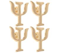 Ciieeo Broche de Aleación Símbolo de Psicología para Psicólogos Pin Decorativo Metálico para Ropa y Trajes Conjunto de 4 Piezas Adecuado para Oficina Escuela y Regalos Significativos