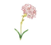 Ciieeo Broche de Clavel de Aleación Esmalte Rosa, Pinza Decorativa para Bufanda y Abrigo, Accesorio para Suéter y Cárdigan, Joyería Femenina Elegante para Ocasiones Formales y Casuales