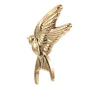 Ciieeo Broche de Golondrina Clásico de Metal Dorado para Mujer Pin Vintage Pequeño de Pájaro Accesorio Versátil para Traje y Vestido Bodas Fiestas y Uso Diario