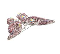 Ciieeo Broche de Insecto de Aleación con Gemas de Imitación, Pin de Solapa para Ropa y Bufandas, Accesorio Estético para Mujer, Decoración para Sombreros y Vestidos