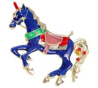 Ciieeo Broche de Metal Diseño de Caballo Esmaltado, Alfiler de Sombrero para Mujer, Pin de Solapa Unisex, Accesorio Decorativo para Chaquetas, Mochilas y Ropa, 1 Pieza