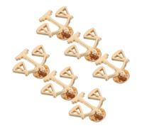 Ciieeo Broche de Solapa de Metal para Hombre y Mujer Set de 6 Piezas Diseño Balanza Justicia Prendedor Inspirador para Camisa y Traje Accesorio Profesional para Oficina y Eventos