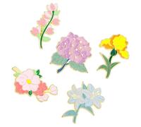 Ciieeo Broches para Mujer Broche de Mujer Diseño Floral Aleación 5 Piezas Estilo Clásico Elegante Fácil de Llevar Ligero Business Ball y Concierto