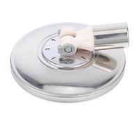 Ciieeo Cabezal de Repuesto para Fregona Giratoria Base Redonda Inoxidable Accesorio Resistente para Sistemas de Fregona Fácil Instalación y Rotación para Limpieza Rápida