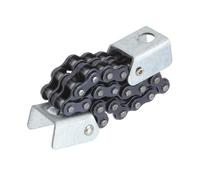 Ciieeo Cadena de Pedal Doble para Batería Profesional, Accesorio Metálico Duradero y Resistente al Desgaste, Adecuado para Reemplazo y Uso en Pedales de Bombo, Suministros