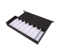 Ciieeo Caja 8 Caja de Almacenamiento de Gafas exhibición del Soporte de Las Gafas de Sol Estuches para anteojos Sunglasses Organizer Organizador de Gafas Vitrina de Gafas de Sol Black