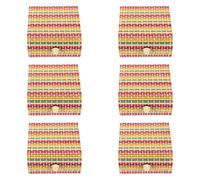 Ciieeo Caja de Bambú Miniatura para Joyas 6 Unidades, Cofre Decorativo Pequeño para Almacenamiento de Baratijas, Resistente al Desgaste, Color Multicolor, Adecuado para Hogar y Oficina