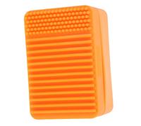 Ciieeo Caja De Jabón De Silicona Resistente y Ligera para Viaje con Gran Capacidad y Diseño Drenante para Baño y Ducha Color Naranja Mantiene El Jabón Seco y Organizado
