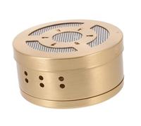 Ciieeo Caja de Moxibustión para Aliviar y Relajación Eficaz Portátil y Ligera de Cobre Varios estilos Herramienta de Terapia para Uso Diario