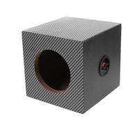Ciieeo Caja de Subwoofer Sellada de Madera Natural para Coche y Camión Altavoz Portátil de 5 Pulgadas Aislamiento Acústico Mejora Graves y Compatibilidad en Sistemas de Audio