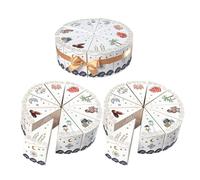 Ciieeo Cajas de Papel Triangulares para Dulces Forma de Pastel 30 Unidades para Fiestas Ramadán Eid Embalaje Decorativo para Cumpleaños y Celebraciones de Oriente Medio