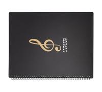 Ciieeo Carpeta de Partituras Multifuncional A4 30 Hojas y 60 Páginas Organizador de Documentos Musicales para Piano y Otros Instrumentos Resistente Reflejos para Uso Práctica Musical